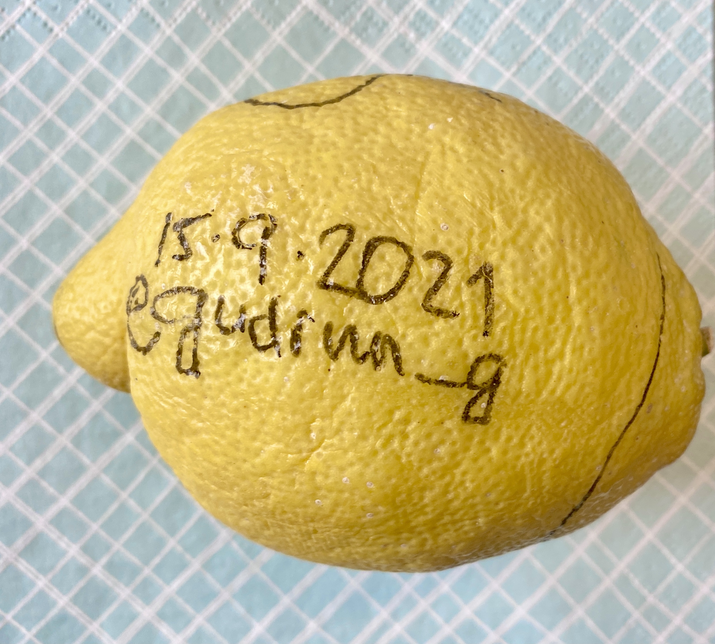 (meine Zitronenkarte)