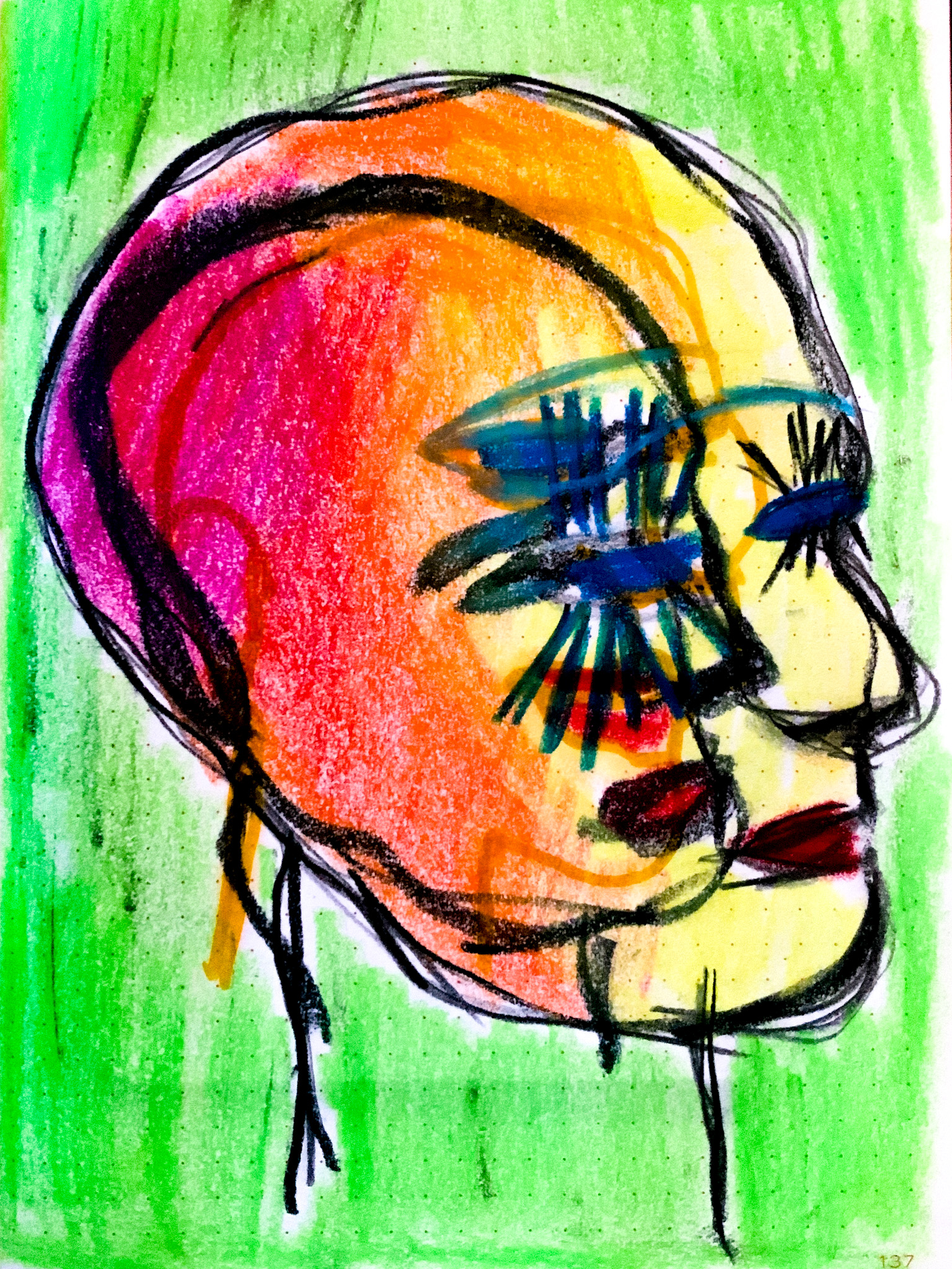 Ölpastell, Gudrun Gempp, kollektive Wahrnehmung