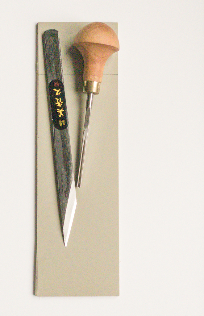 Werkzeug Linolschnitt