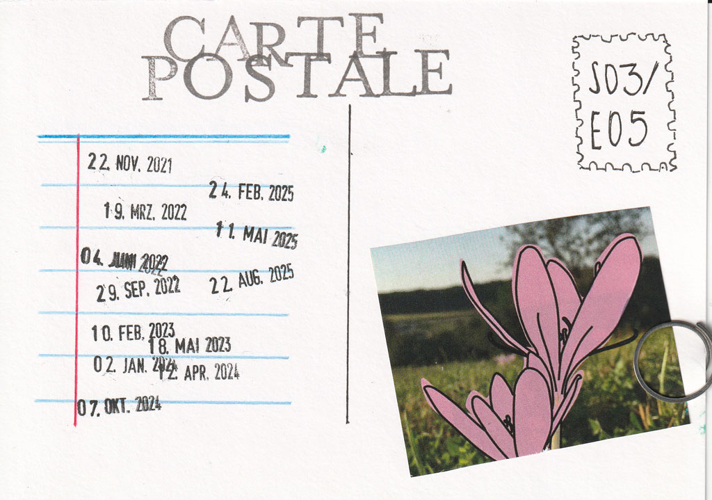 Collage Postkarte Vorderseite, Gudrun Gempp